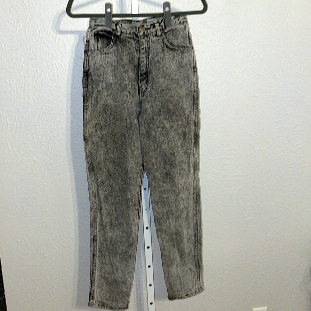 Pure Jeanswear Size 13/14 Black Acid Wash